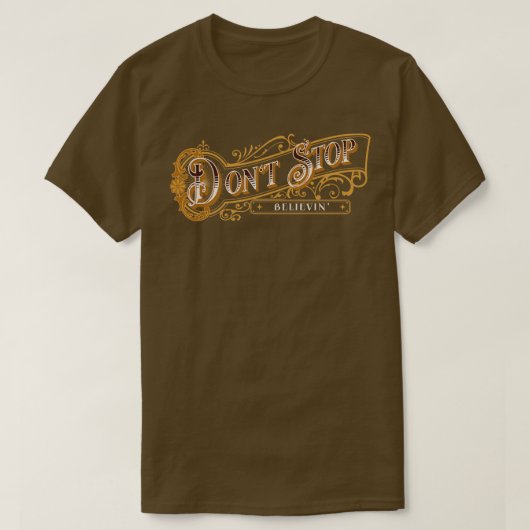 3ストップを信じない Tシャツ (デザイン正面)
