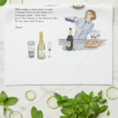 3ストライプなカクテルのバータオル キッチンタオル (折り畳み)