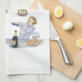 3ストライプなカクテルのバータオル キッチンタオル (四つ折り)