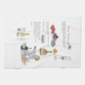 3ストライプなカクテルのバータオル キッチンタオル (横)