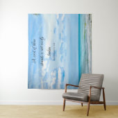 3ストランドコード海ビーチ青 タペストリー (インサイチュ)