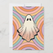 3スピリットレトロハロウィン3歳誕生日パーティー 招待状 (裏面)