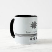 3スフィアシルバー文字プロフェッショナルマグ マグカップ (正面左)