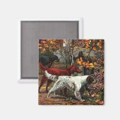 3セッターズの四角い磁石 マグネット (正面/裏面)