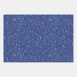 3セットのラッピング紙シート ラッピングペーパーシート