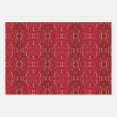 3セットハッピーブスパーティー紙 ラッピングペーパーシート (正面3)