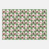 3セットラッピングホリデーラッピング紙 ラッピングペーパーシート (正面2)