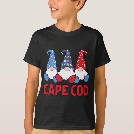 3セーリング航海のナウティ格言ケープコッドMAザCa Tシャツ (正面)