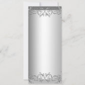 3ダイヤモンドシルバー誕生日パーティー 招待状 (裏面)