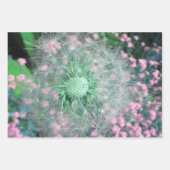 3ダンデロンのセットはシードヘッドを願う ラッピングペーパーシート (正面2)