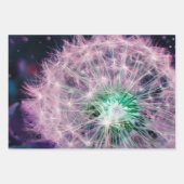 3ダンデロンのセットはシードヘッドを願う ラッピングペーパーシート (正面)