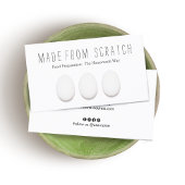 3チキンエッグ料理インストラクターとケータリング 名刺