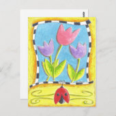 3チューリップ ポストカード (正面/裏面)