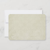 3ティール（緑がかった色）水の色のバラタンダマスクありがとう サンキューカード (裏面)