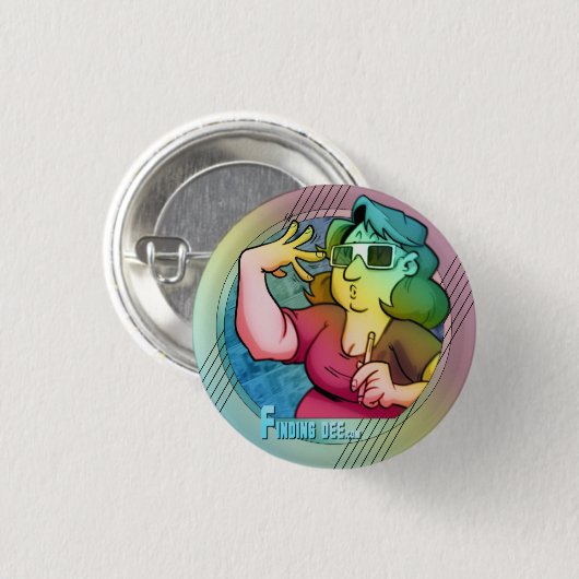 3ディーボタン！ 缶バッジ (正面&裏面)