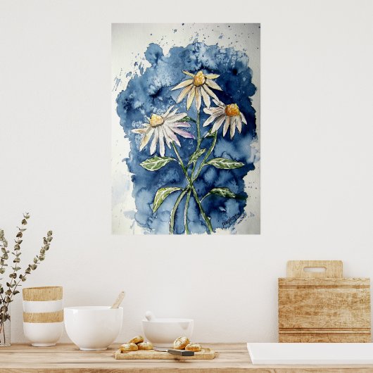 3デイジー ポスター (キッチン)