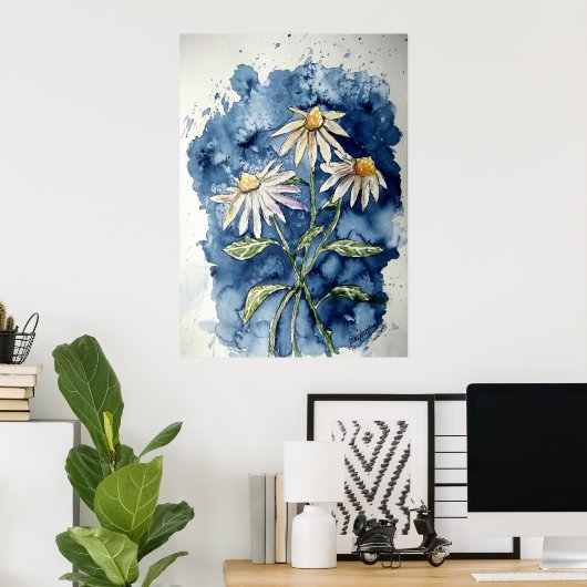 3デイジー ポスター (ホームオフィス)