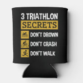 3トライアスロンの秘密を溺れないクラッシュウォーク 缶クーラー (裏面)