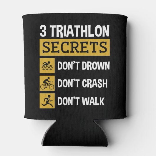 3トライアスロンの秘密を溺れないクラッシュウォーク 缶クーラー (裏面)