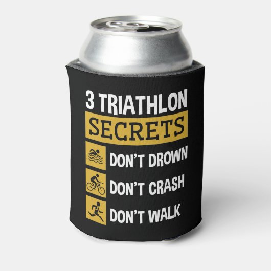 3トライアスロンの秘密を溺れないクラッシュウォーク 缶クーラー (缶裏面)