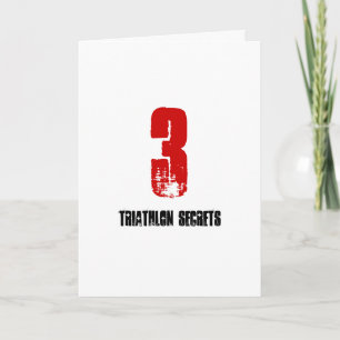 3トライアスロンの秘密 – グッドラックTriathlonカード カード