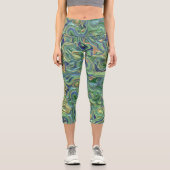 3トリップ（幻覚体験）のようなD渦 カプリレギンス (正面)