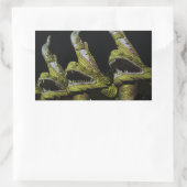 3ナガス夜 長方形シール (バッグ)