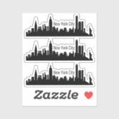 3ニューヨーク市のステッカー シール (シート)