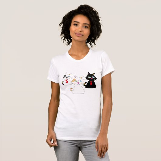 3ネコ Tシャツ (正面フル)