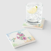 3ハミングバーズウォーターカラーストーンコースター ストーンコースター (横)