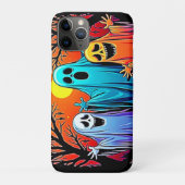 3ハロウィン不気味幽霊デザイン Case-Mate iPhoneケース (裏)