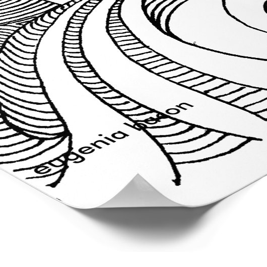 3ハート ポスター (角)