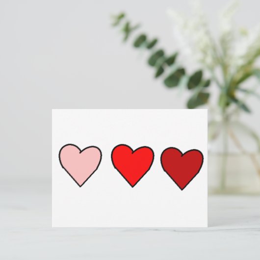 3ハート ポストカード (スタンド正面)