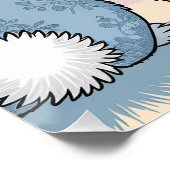 3バニートリオパーソナライズされた名 ポスター (コーナー)