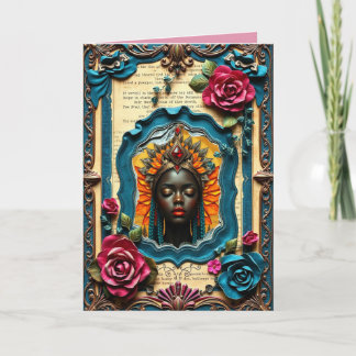 3バラ折り畳みノートカード ノートカード