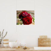 3バラ開花ポスター ポスター (キッチン)