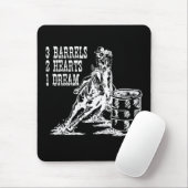 3バレル2ハート1ドリームバレルレーシング マウスパッド (マウス)