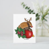 3バンドのアルマジロ - ホリデーカード (スタンド正面)