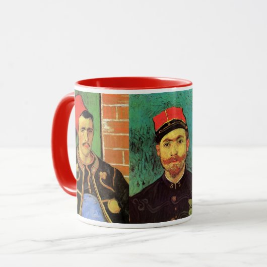 3バン違うゴッホヴィンテージズーベポートレート マグカップ (正面左)