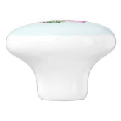 3パステルかわいらしウォーターカラー蝶 セラミックノブ (側面)