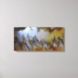 3パネル自然藻岩石写真 キャンバスプリント