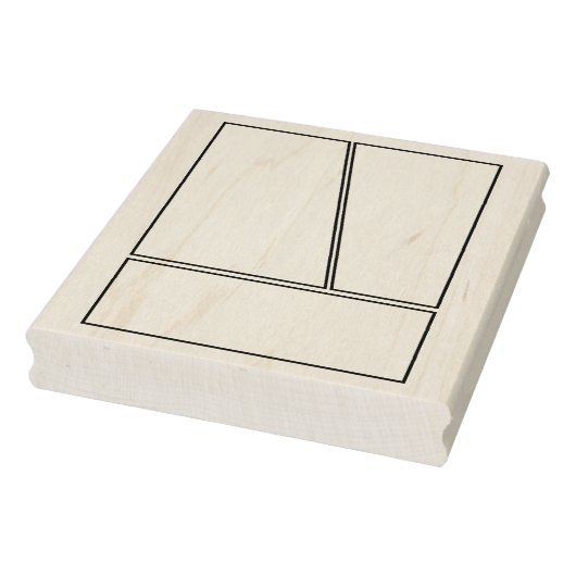 3パネル2-1空白の漫画背景パネル ラバースタンプ (スタンプ)