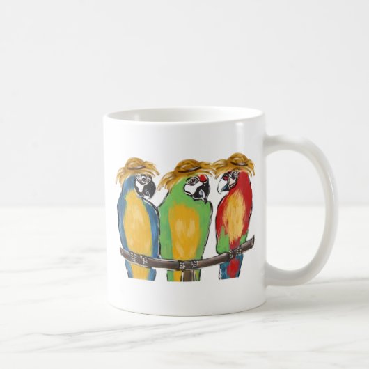 3パロッツ コーヒーマグカップ (右)