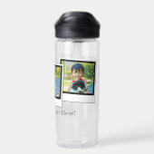 3パーソナライズされたフォトスナップショットフレームカスタムの色 ウォーターボトル (背面)