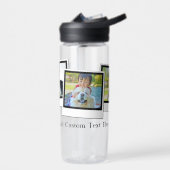 3パーソナライズされたフォトスナップショットフレームカスタムの色 ウォーターボトル (左面)