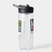 3パーソナライズされたフォトスナップショットフレームカスタムの色 ウォーターボトル (右面)