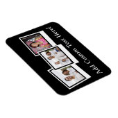 3パーソナライズされたフォトスナップショットフレームカスタムの色 マグネット (右側)