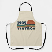 3パーソナライズされたヴィンテージ30歳の誕生日パーティー エプロン (正面)