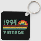 3パーソナライズされたヴィンテージ30歳の誕生日パーティー キーホルダー (裏面)