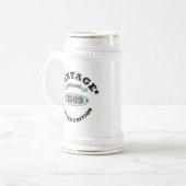 3パーソナライズされたヴィンテージ30歳の誕生日パーティー ビールジョッキ (正面左)